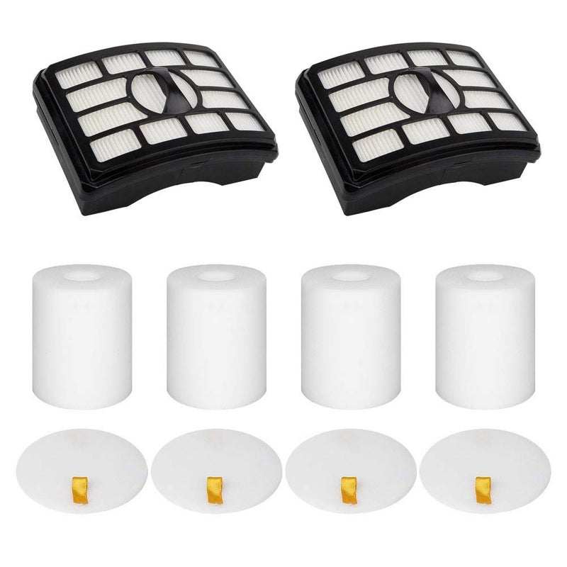 Hechuang 2 + 4 Pack Vacuum Filters Replacement Compatible for Shark Rotator Pro Lift-Away NV500, NV501, NV502, NV503, NV505, NV510, NV520, NV552, UV560, NV642, ZU780, ZU782, ZU785, Part Xff500 Xhf500 - Image 1